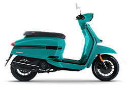 zils balts motorolleris lambretta V125