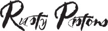 rusty pistons logotips